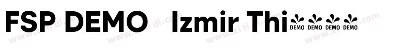 FSP DEMO   Izmir Thi字体转换